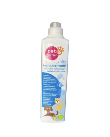 Limpiador PET GARDEN  entorno animales domésticos con poder desinfectante 1 litro
