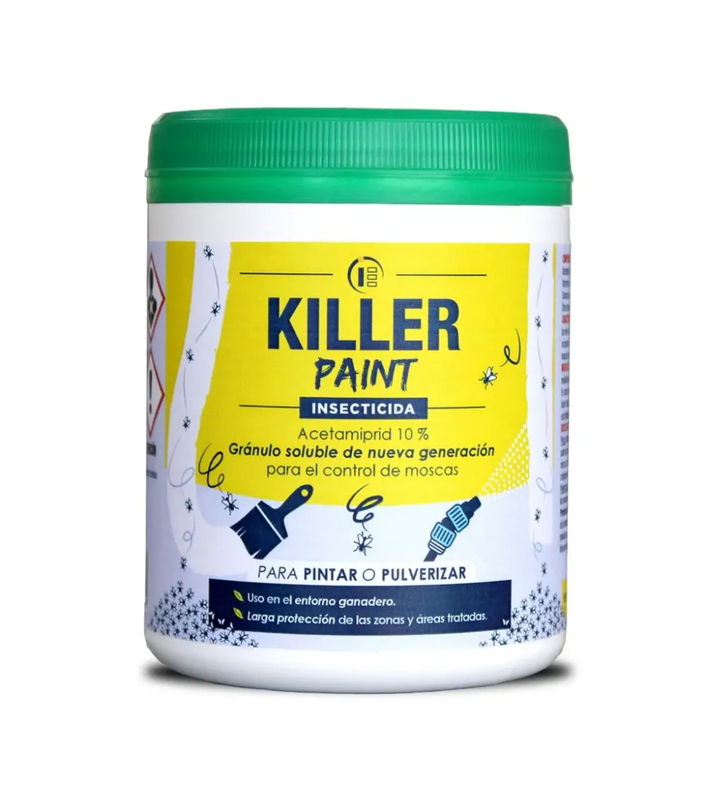 Insecticida y mosquicida KILLER PAINT contra moscas para pintar o pulverizar.