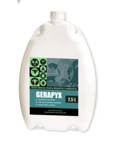 Repelente moscas ,mosquitos ,piojos y garrapatas GERAPYX 2.5 litros ¡¡¡ PORTES GRATIS !!!