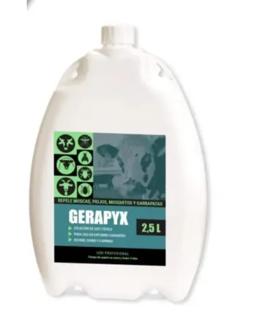 Repelente moscas ,mosquitos ,piojos y garrapatas GERAPYX 2.5 litros ¡¡¡ PORTES GRATIS !!!