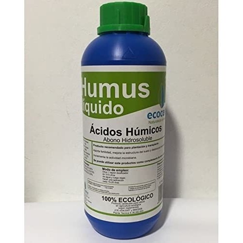 Fertilizante HUMUS de lombriz líquido super concentrado