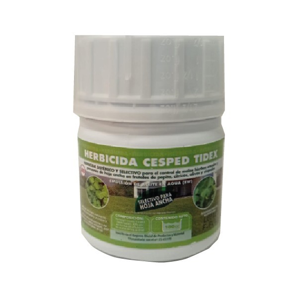 Herbicida Césped Tidex 100 cc | Elimina Malas Hierbas sin Dañar el Cés