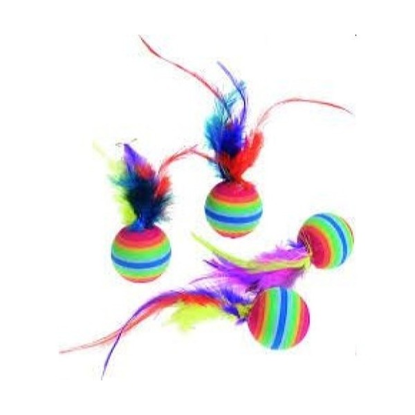 Pelota RAIN BOW gatos