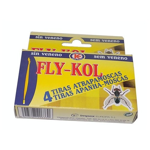 Atrapamoscas sin veneno FLY-KOLL 4 tiras