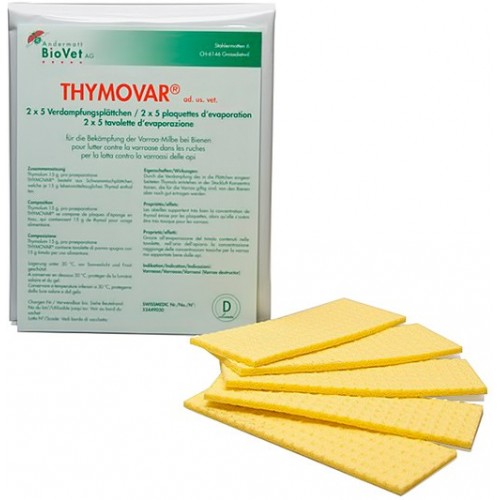 Tratamiento varroa THYMOVAR ¡¡¡ ÚLTIMAS UNIDADES !!!