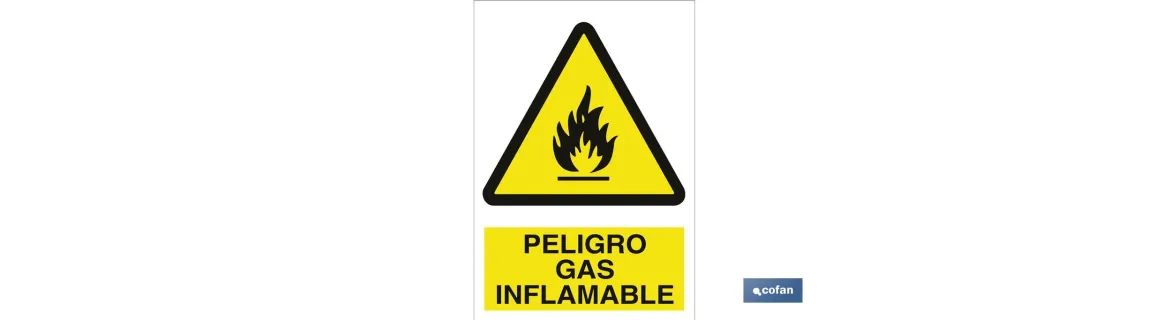 Peligro gas inflamable