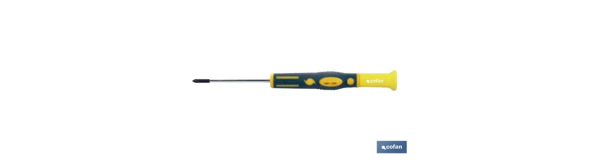 Cofan Destornillador de alta precisión Pozidrive | Modelo PZ-0 | Longitud 60 mm