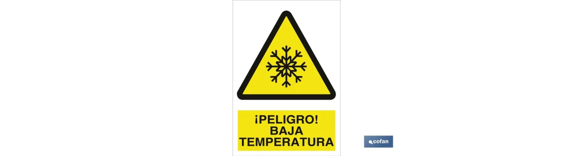 ¡Peligro! baja temperatura