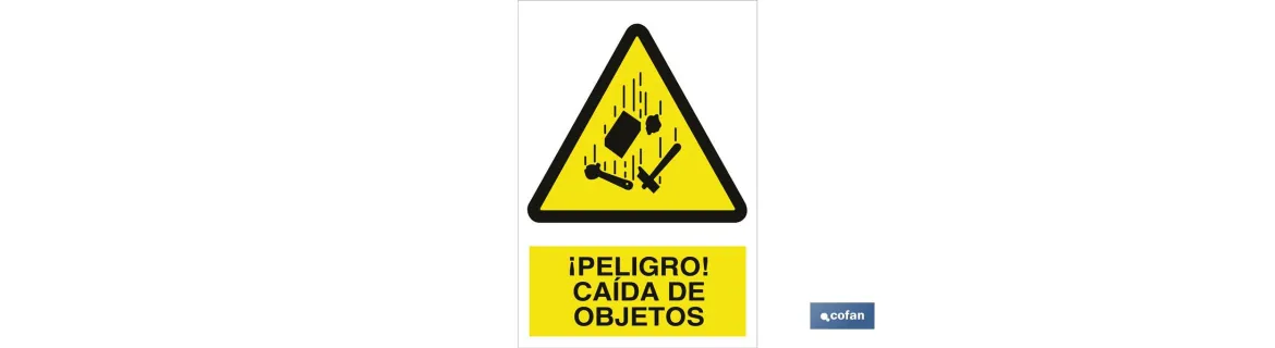 ¡Peligro! caída de objetos