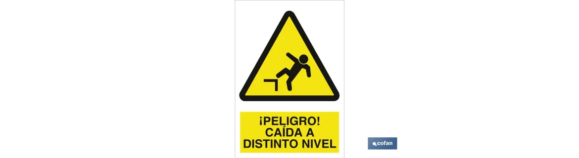 ¡Peligro! caída a distinto nivel
