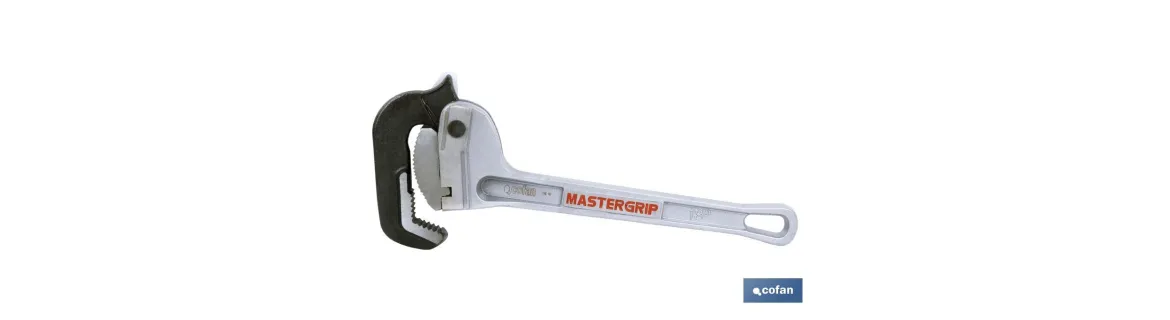Llave para tubo mastergrip | Fabricada en aluminio | Con diámetro apertura máximo de 3