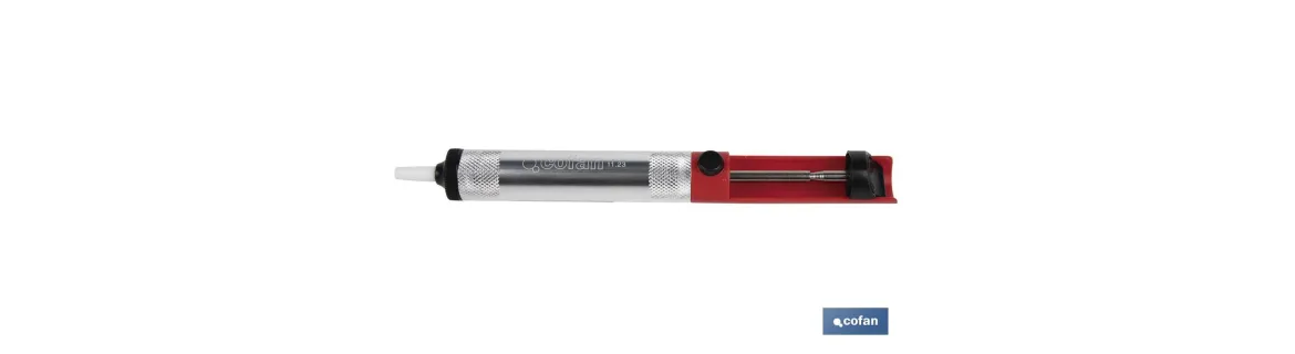 Desoldador de Estáño con boquilla antiestática | Limpiador de Soldadura | Medida 170 mm