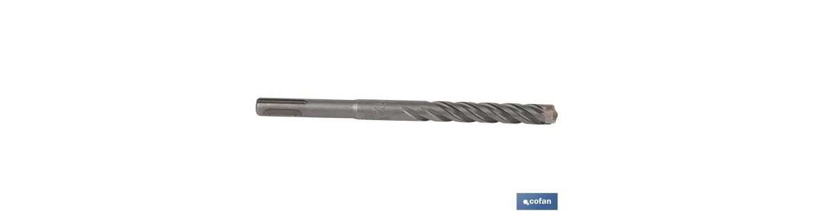 Brocas SDS PLUS para muros 4 puntas
