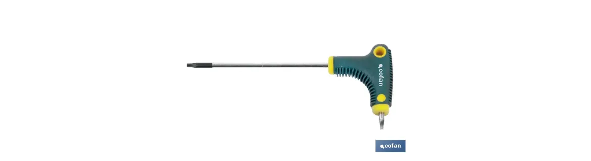 Destornillador Torx | Con mango en T doble punta | Modelo punta Torx desde T-10 hasta T-40
