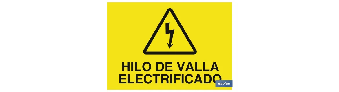 Hilo de valla electrificado