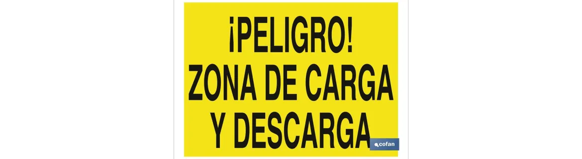 ¡Peligro! zona de carga y descarga
