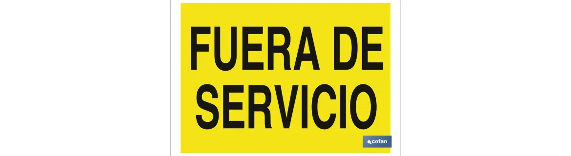 Fuera de servicio
