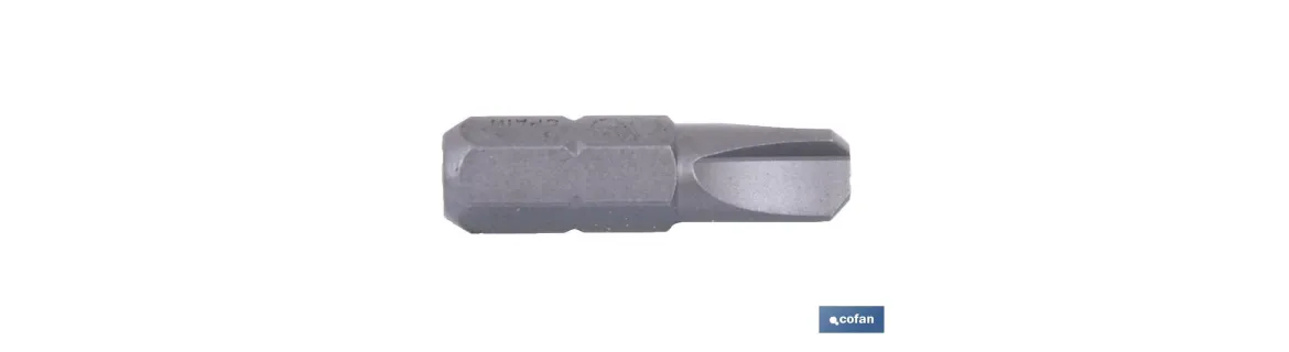 Punta Tri-Wing Extra dura de atornillar | Modelo 1/4 Tri-Wing | Longitud 25 mm