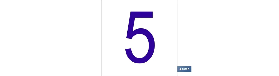 5 Número en glasspack