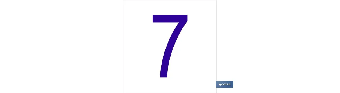 7 Número en glasspack