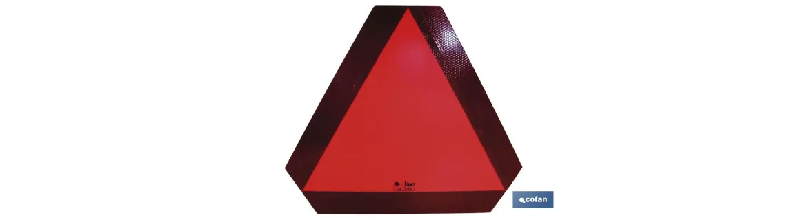 Placa V-5 Vehículos Lentos