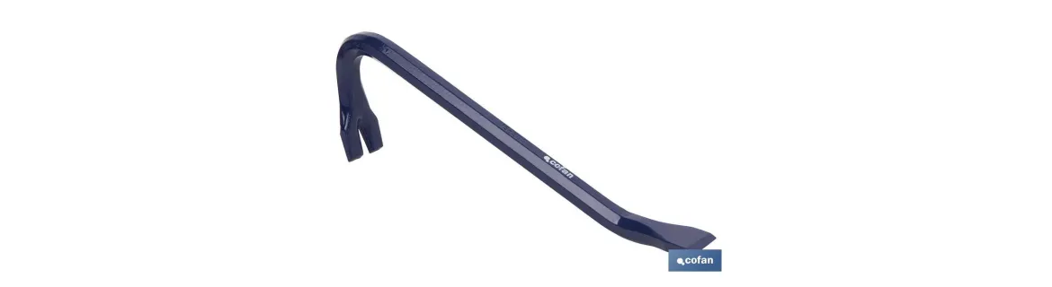 Palanca de encofrador | Varias medidas disponibles | Color azul | Fabricado en acero forjado