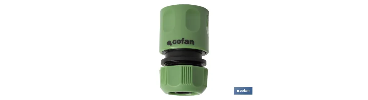 Conector para Manguera de Jardín | Conector Rápido | Dos Medidas Disponibles | Conector Hembra
