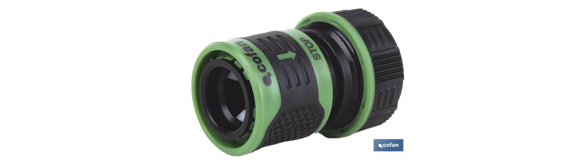 Conector de mangueras de riego | Diferentes Medidas | Fabricado en ABS