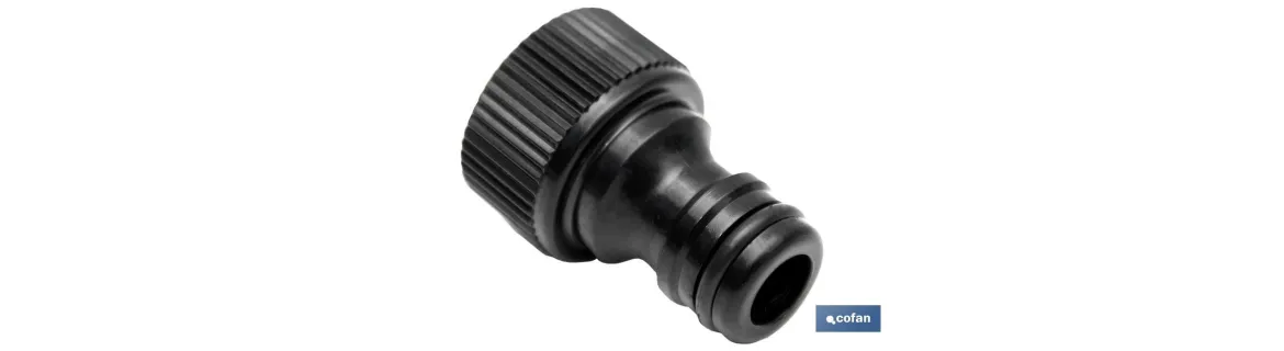 Adaptador de rosca | Hembra de polipropileno  | Para manguera de jardín | Diferentes Medidas
