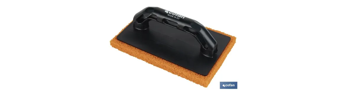 Fratás de esponja gruesa | Varias medidas disponibles | Mango fabricado en fibra de vidrio