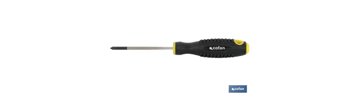 Destornillador Pozidriv | Modelo Comfort plus | Medidas de huella desde PZ-0 hasta PZ-3