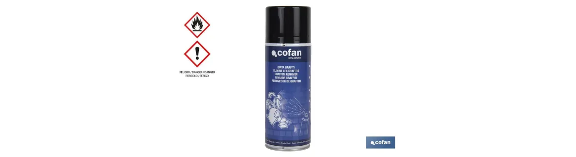 Quita Graffiti | Envase de 400 ml | Elimina Graffitis, Pintadas y Adhesivos
