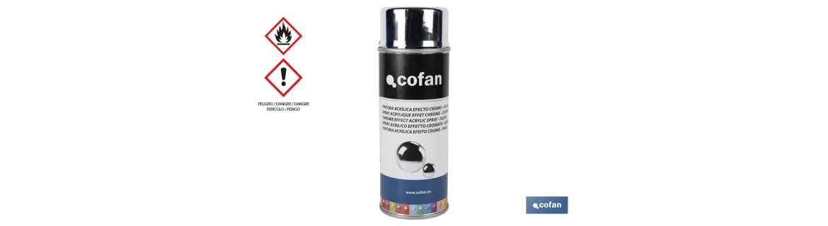 Pintura en Spray Efecto Cromo | Oro o Plata | Envase de 400 ml | Pintura en Aerosol