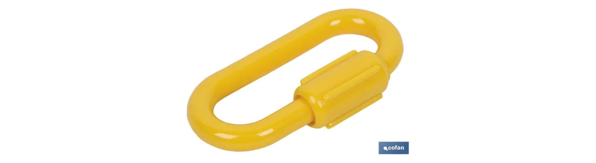 Eslabón amarillo Unión Cadena