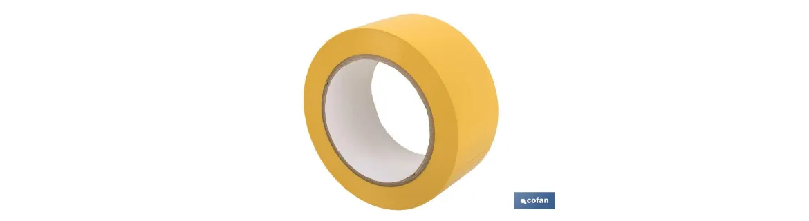 Cinta adhesiva de PVC | Fácil de utilizar | Buena visualización