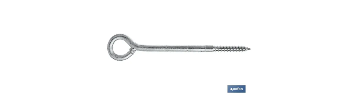 Anclaje o argolla metálica para andamios | Con medidas de 12 mm de diámetro | Longitud desde 90 hasta 160 mm