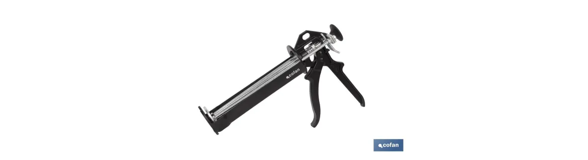 Pistola profesional para resina | Pistola para bricolaje y reformas | Para cartuchos de 380 ml