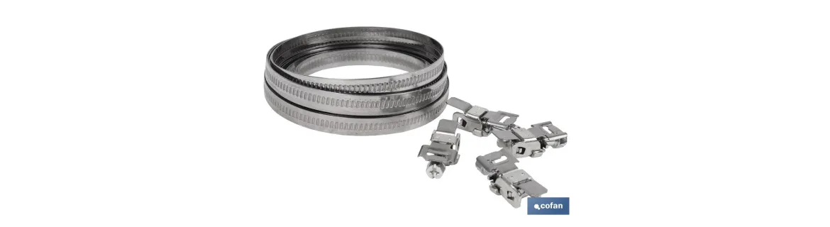 Abrazaderas para cortar 3 metros | Material INOX