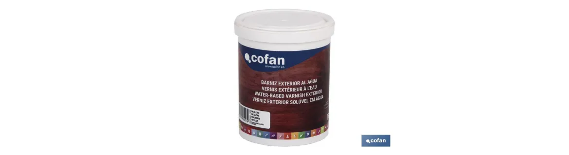 Barniz para exterior | Múltiples aplicaciones | Perfecto para proteger superficies