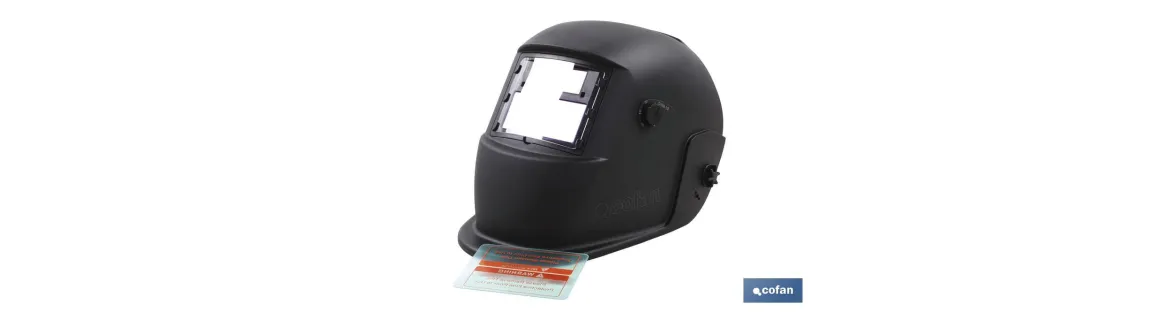 Máscara de soldar automática | Para soldaduras de tipo ARC/MIG/MAG/TIG | Máxima protección facial