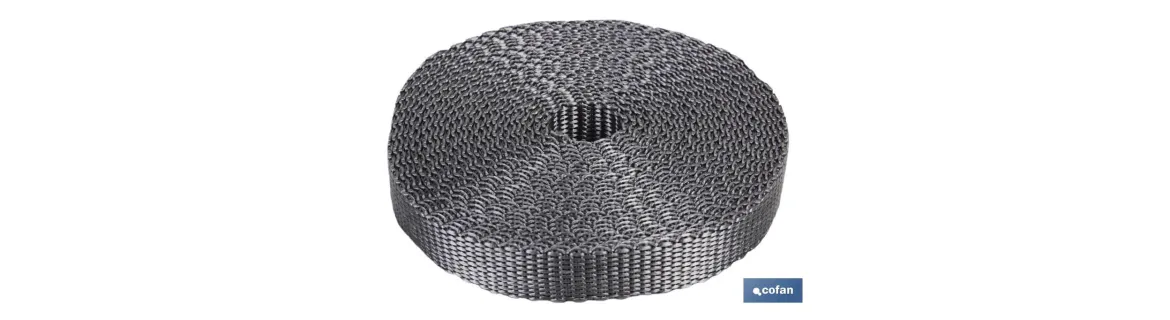 Blister cinta persiana 14mm x 5m (gris)