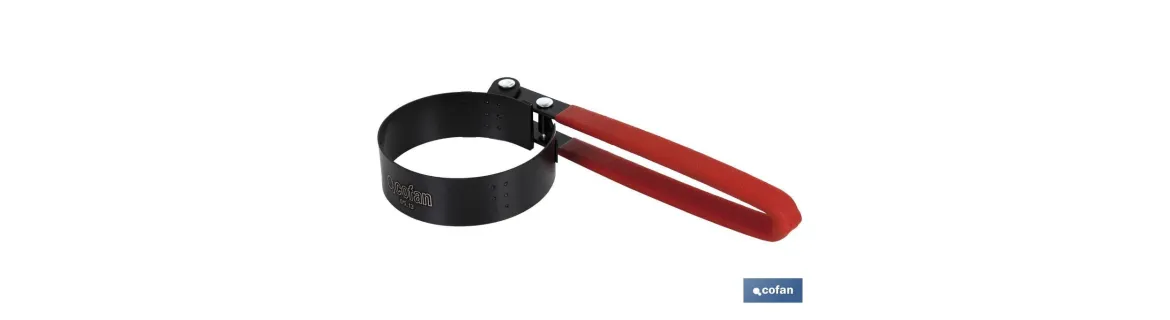 Llave ajustable para filtros de aceite | Con medidas desde  60 hasta 110 mm | Llave de filtros de fleje ajustable