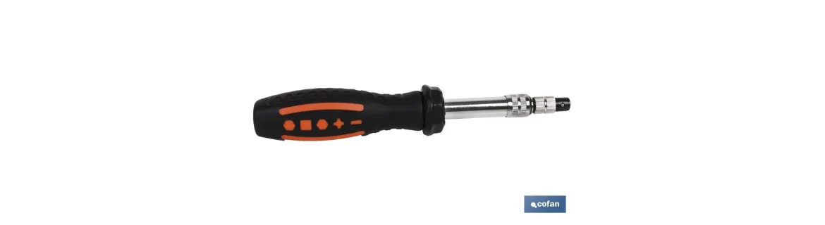 Destornillador porta puntas con varilla flexible y extraíble | Longitud de 235 a 350 mm