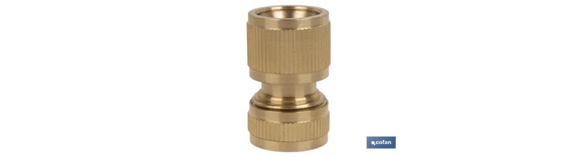 Conector para mangueras de riego | Diferentes Medidas | Fabricado en Latón