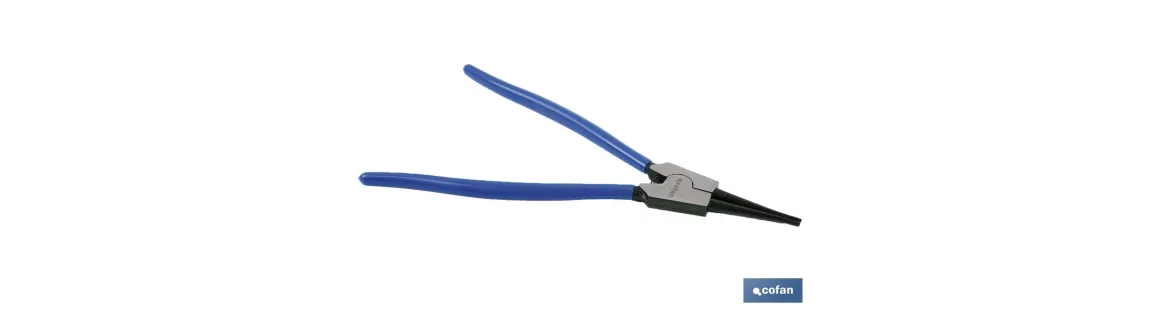 Alicates para arandelas con circlip exterior recto | Fabricados en acero de alta calidad | Medidas de los alicates: 300 mm