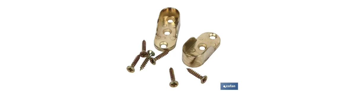 Soporte barra Armario Metal