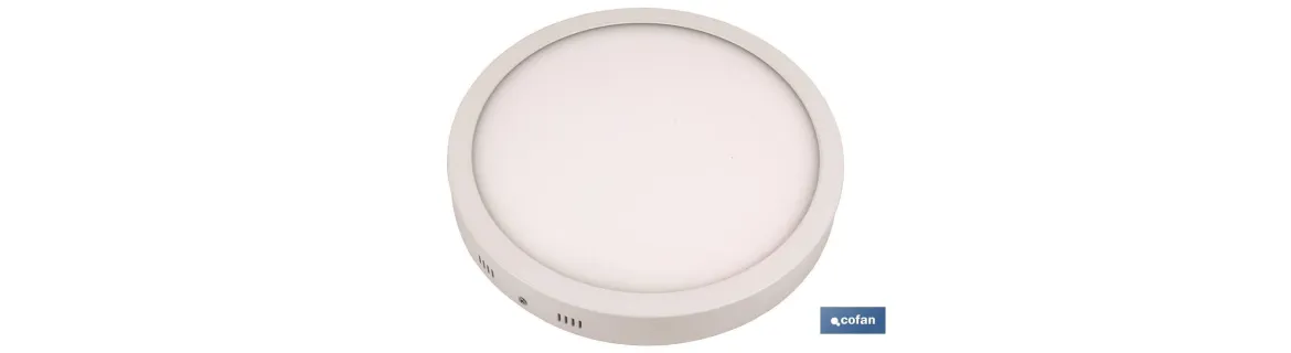 Downlight Blanco redondo Superficie
