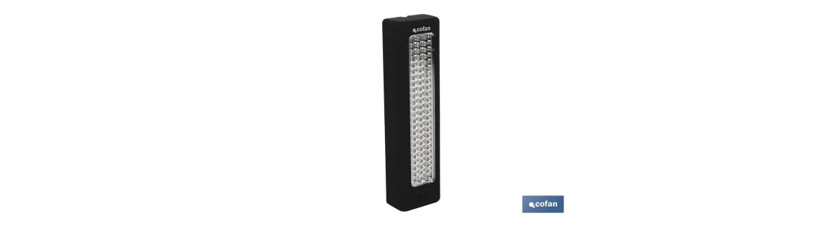Lámpara 72 led Rectángular Imán/Gancho