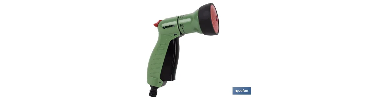 Pistola de Riego | Con control de caudal | Adecuado para jardines, patios y terrazas