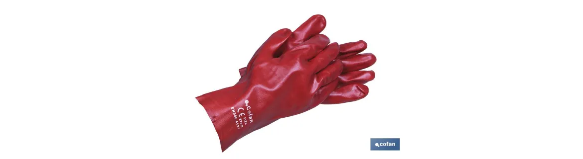 GUANTES DE PVC